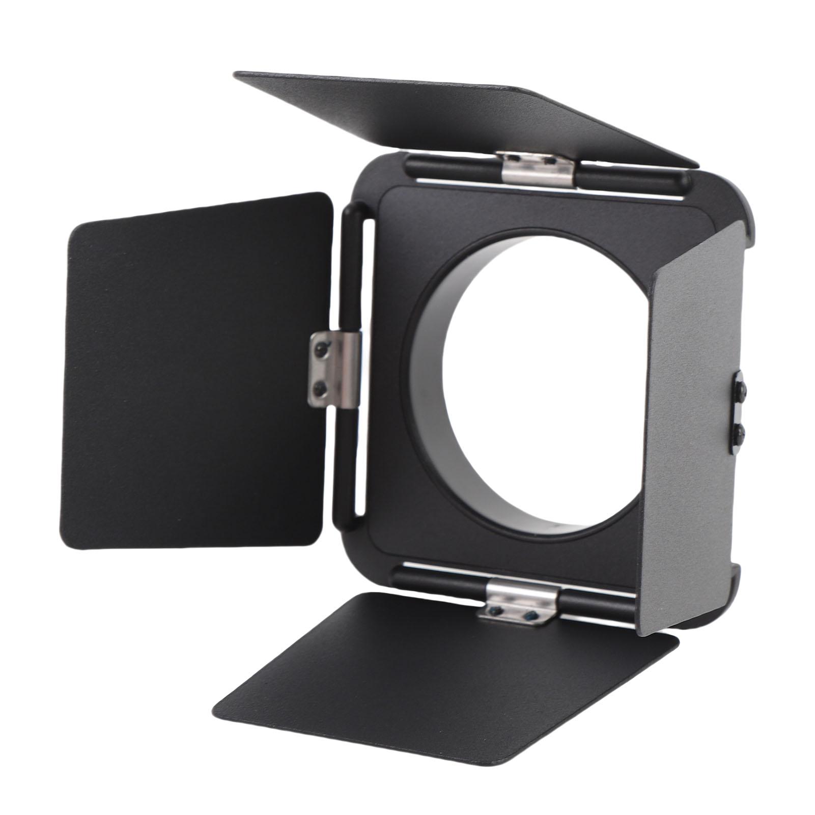 Шторки для вспышки Четырехлепестковые шторки для света для маленького байонета Bowens Алюминиевый сплав Шторки для вспышки Подходят для видеосвета ULanzi чёрный