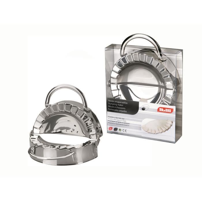 Moule à chaussons - IBILI - 773510 (10 cm) - Inox - Gris - Cuisine