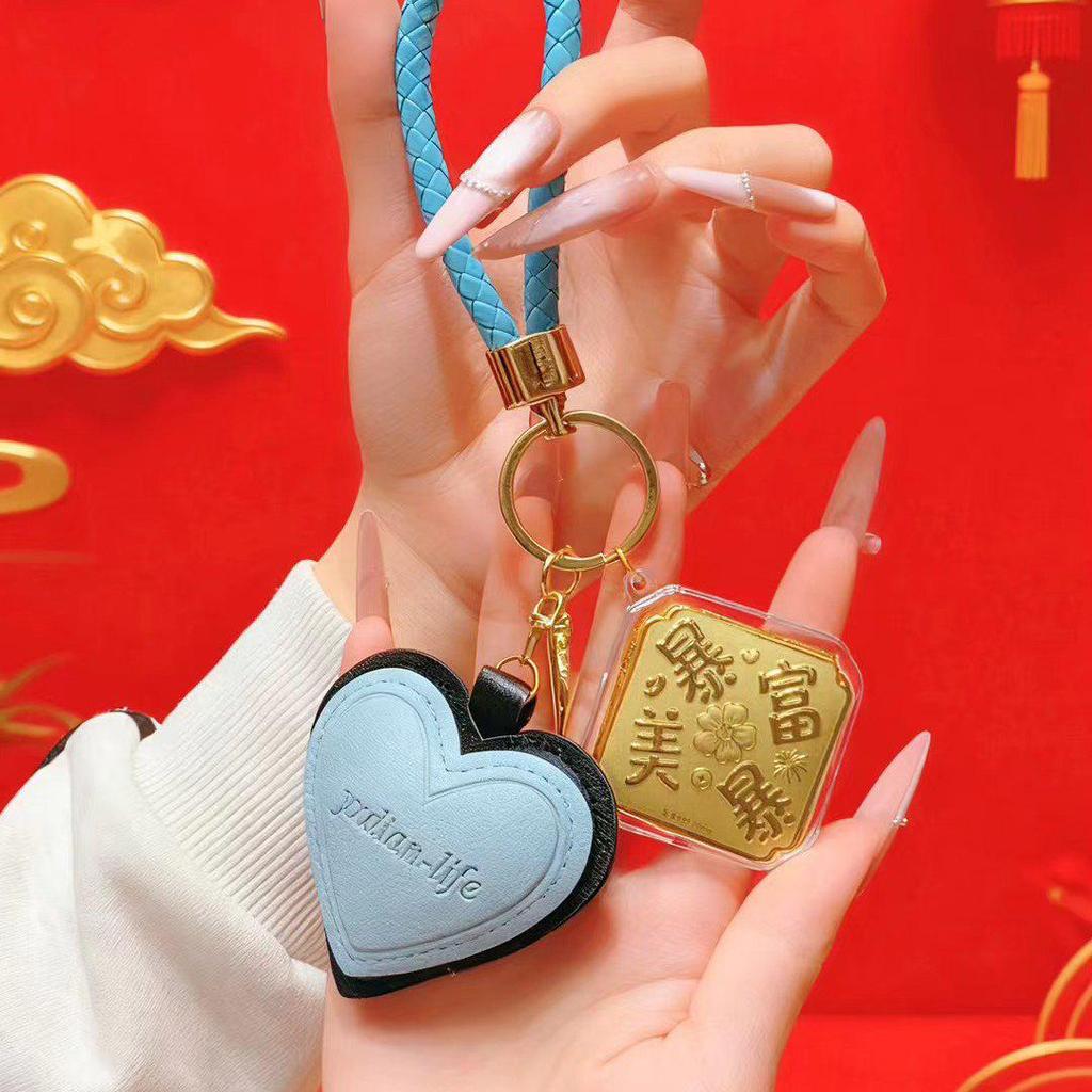 Imperial 999 Pure Gold Mobile Charm & Keychain: Lucky Lottery Traffic Generator, Ideal Christmas Gift
