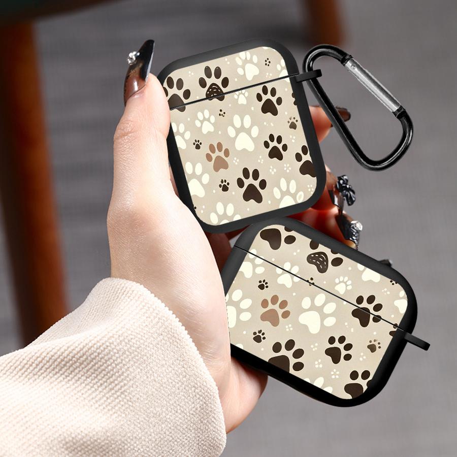 Cute Puppy Paw Print Earphone Cases Cover Case For Airpods Pro2 Pro 2 3 1 4 Pro3