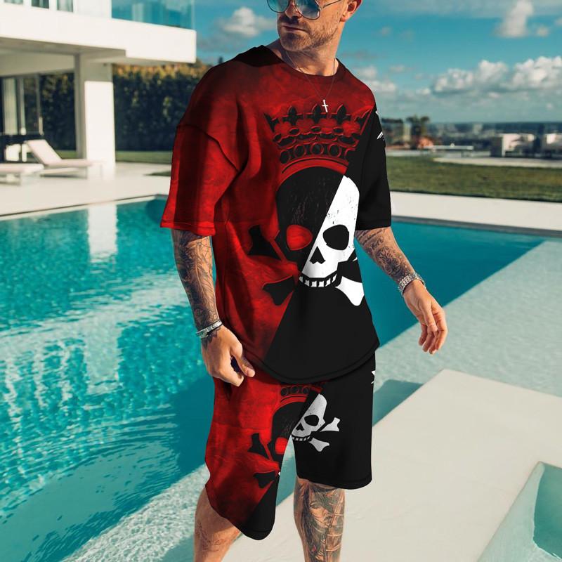 Fashion 3D Lion Printed Men's Tracksuit 2 Piece Suit Women's Woman Clothing Sweatshirt Oversized T-shirt Hot Tops Sports 2023