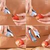 Pineapple Eye Corer Fruit Vegetable Knives Stem Remover Clip Strawberry Huller Peeler Stainless Steel Tweezers Kitchen Gadgets