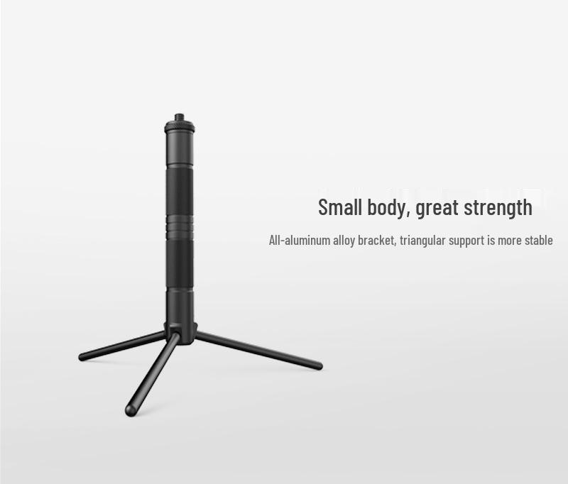 Multifunctional Outdoor Tripod: Aluminum Alloy Spike with Ball Head for Camping, Lighting, and Camera/Live Streaming