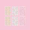 6 Blatt Kawaii Stern Convenience Store Serie Stanzaufkleber DIY Scrapbooking Dekoration Album Tagebuch Ästhetik Schreibwaren