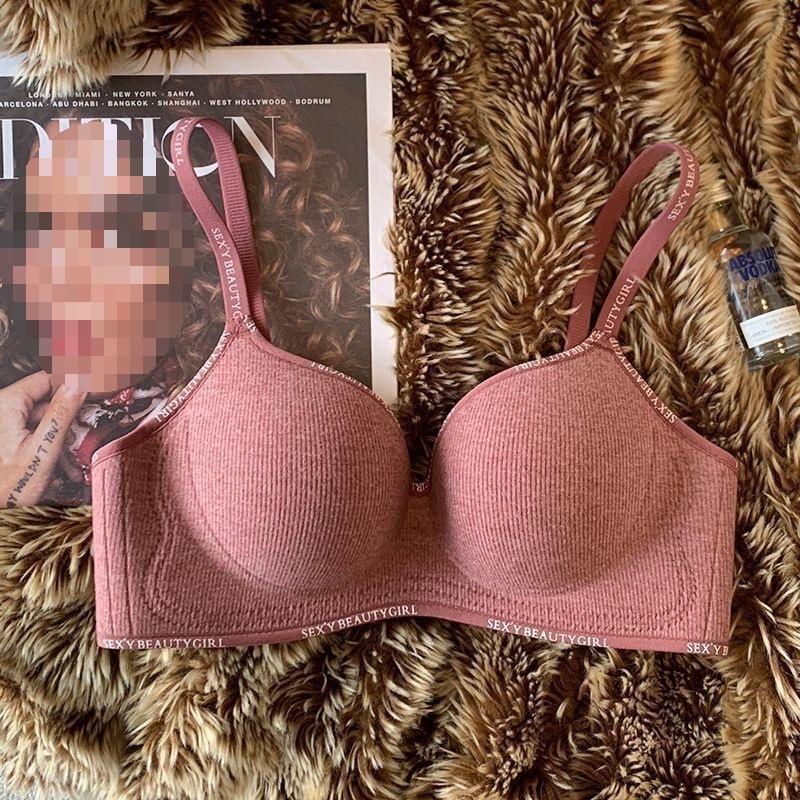 Comic chest thickened underwear women's small breasts gather to show large and thin mold cup no steel ring girl tank cup anti-sagging bra cover