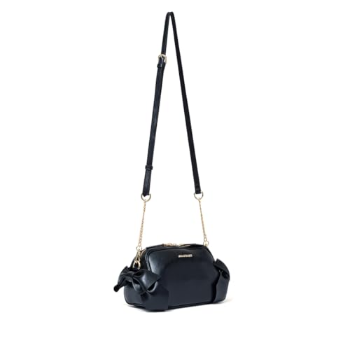JILL STUART Pecot Shoulder Bag, Women's, Ribbon Design, Feminine, Vintage Style, JSLH5ES1, Black