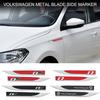 EFG1 For VW GTI Golf 3 4 5 8 Polo MK2 MK3 MK4 MK5 MK6 MK8  Accessories 2pcs 3D Metal Car Stickers Decals Logo Emblem Car Body Sticker