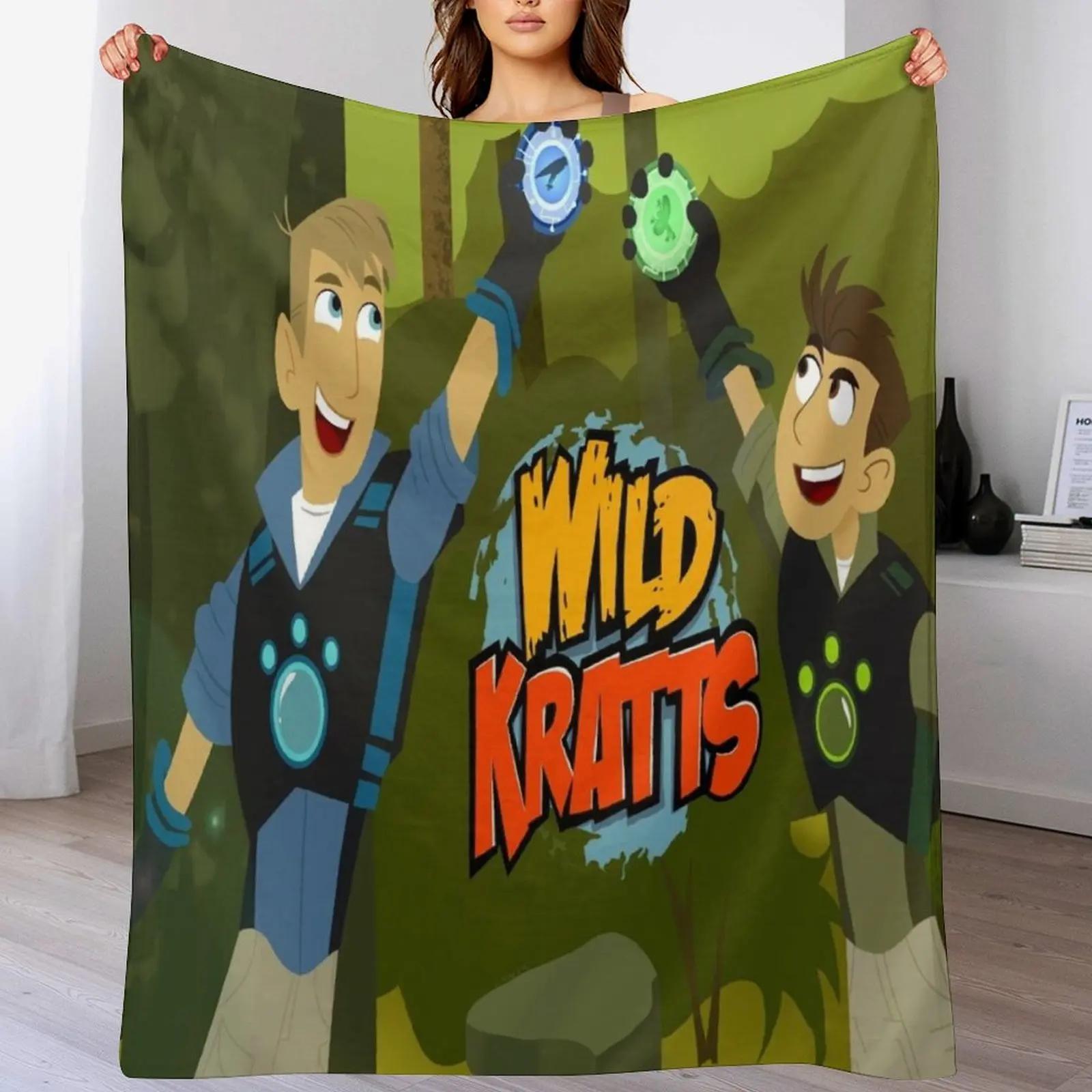 Wild Kratts gift for fans wild kratts costumes Throw Blanket Stylish Decor Blanket Gift for Friends Roommate 102x76cm(40x30in)