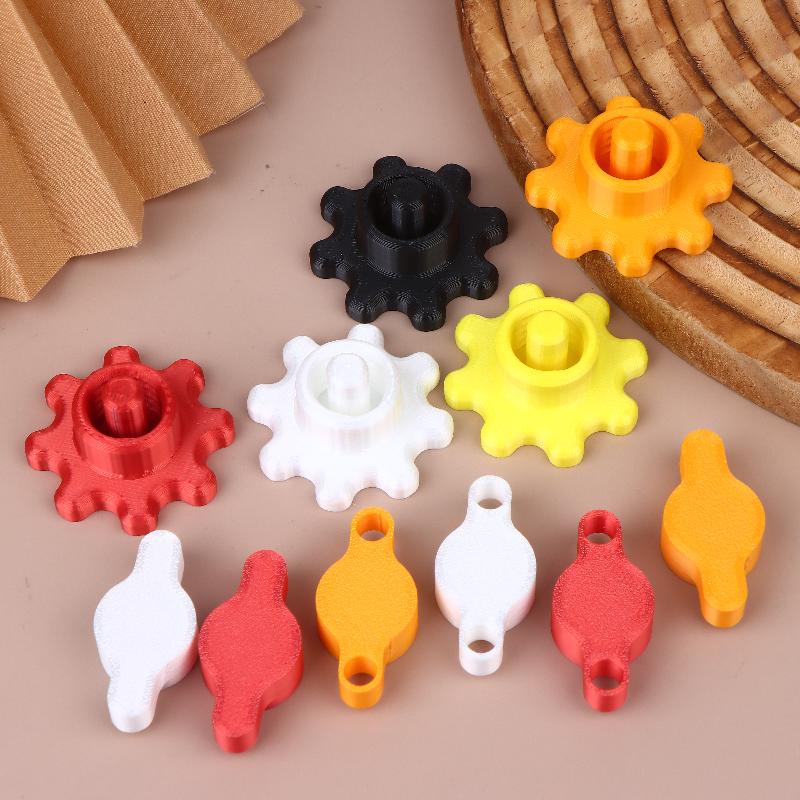New 10PCS Orange Glass Glue Caps - Durable Plastic Sealing Caps For Standard Glue Bottles, Portable Decoration Tools