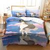 3d Anime ID INVADED Beding Set Single Twin Printed Bed Linen Set With Pilowcase Bed Soft Duvet Cover Single Double Quen Super King-Sized Dimensionsd