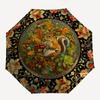 Squirrel, AutumnalThemed Automatic Opening and Closing Umbrella 8 Ribs, Suitable for Leisure and Going Out, Outdoor Accessory, Gothic Styl