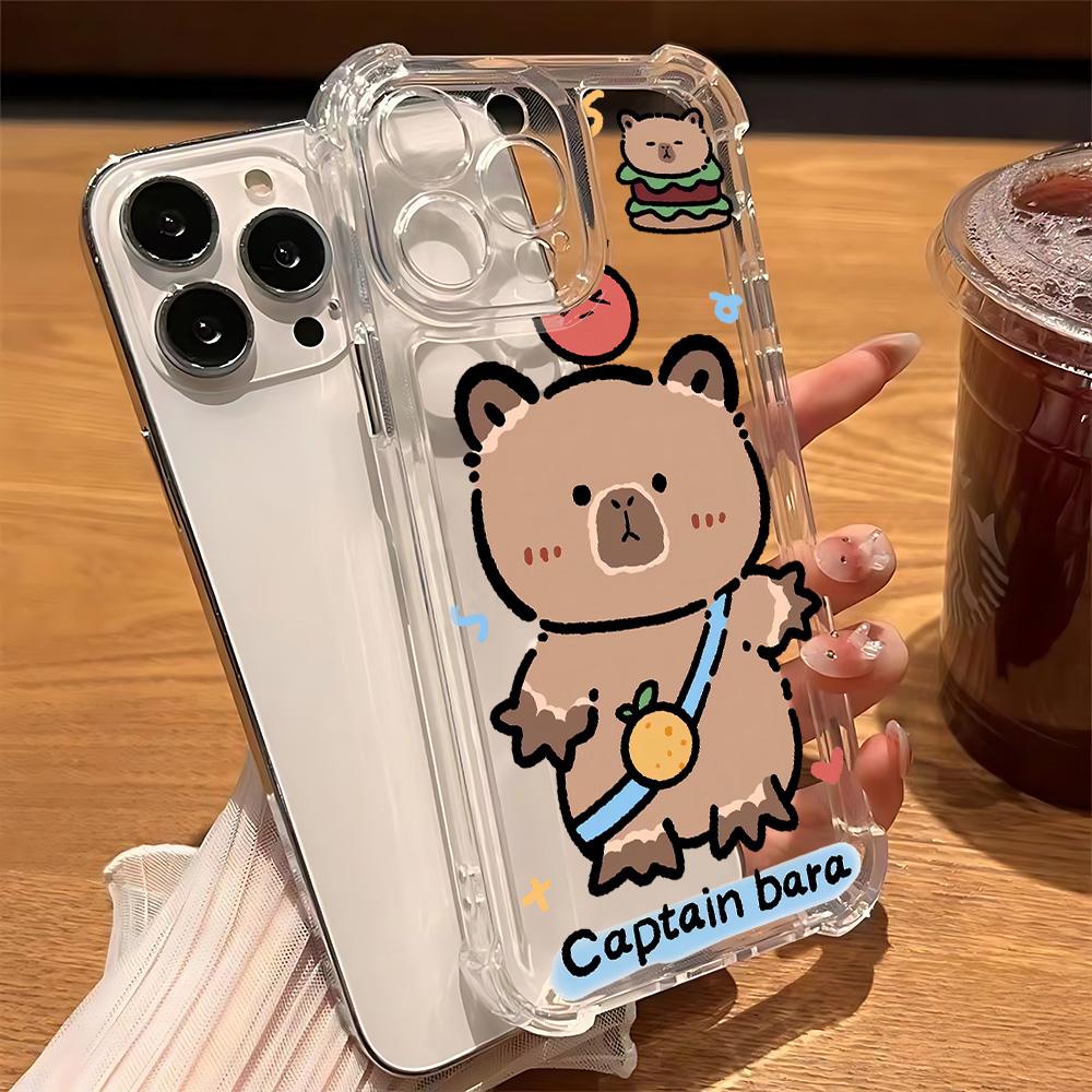 Cartoon Cute Capybaras Case For Samsung A16 A06 A35 A55 A25 A05s A15 A54 A34 A24 A14 A05 A04 A04e A13 A73 A53 4G 5G Cover
