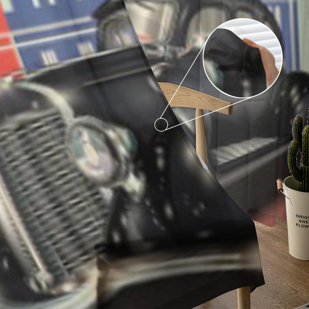 Willkommen in London, Retro-Poster, transparente Vorhänge für Wohnzimmer, transparenter Tüll, Fenstervorhang, Schlafzimmer, Küchendekor, Schleiervorhänge