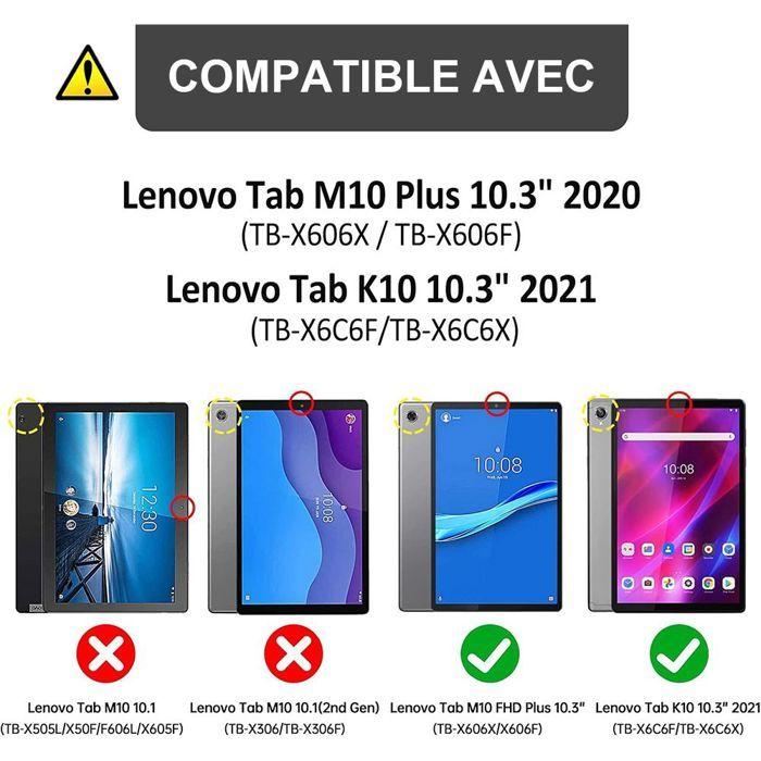 Verre Trempé pour Lenovo Tab M10 FHD Plus 10,3 Pouces - Protection Anti-Rayures Transparent