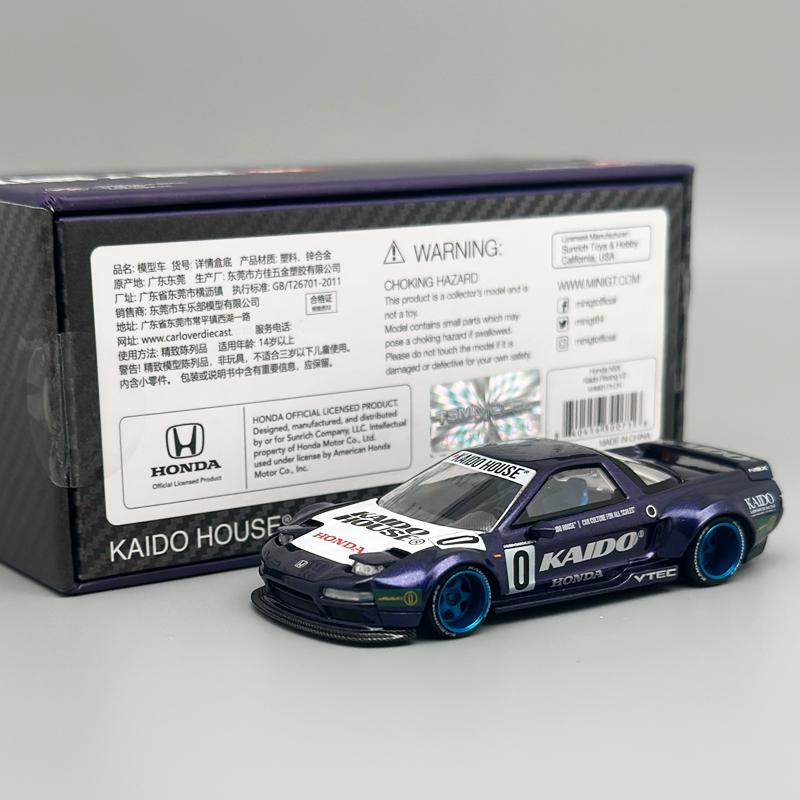 Kaido House 173 MINIGT Purple Honda NSX Kaido Racing V2 alloy car model