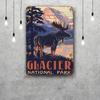kenai fjords national park Decor Poster Vintage Tin Sign Metal Sign Decorative Plaque for Pub Bar Man Cave Club Wall Decoration