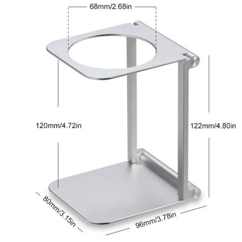 

Metal Coffee Brewing Stand, Portable, for Office and Home Use, Camping, Stable Base, Coffee Brewing Accessory