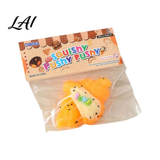 Soft Bread Toy Stress Relief Croissant Squeeze Waffle Donut Cheese Sensory Portable Fidget Simulated Food Pinch Decompression Tools Ball