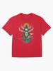 Sons of the Forest Perun and the Sacred Deer: A Mystical Slavic Tribute Oversized Unisex T-Shirt