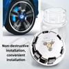 VW 4pcs Hub Led Lights Cap Car Floating Illumination Wheel Center Covers Caps For Volkswagen golf4/6/7 toutan passat tiguan polo