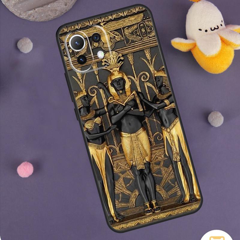 Egypt Pharaoh Mural Case For Xiaomi 14 15 Ultra 13T 14T 15T 17 Pro Max POCO F5 F6 F7 X5 X6 X7 Pro F8 Ultra Cover