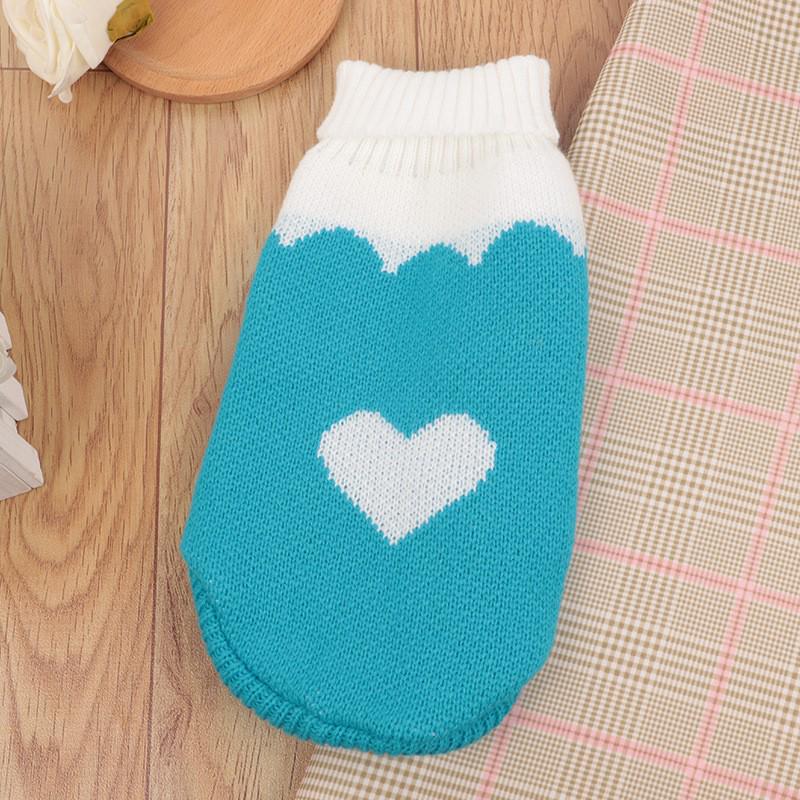 

Warm Winter Knitted Pet Sweater for Small Dogs & Cats - Two-Legged Design S