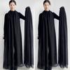 Extra Large Size Shawl Solid Color Scarf Women's Fashion Scarf Chiffon Dance Scarf Sunscreen Beach Towel, Max. Size Is 3*1.5m (±5-10cm Errors)