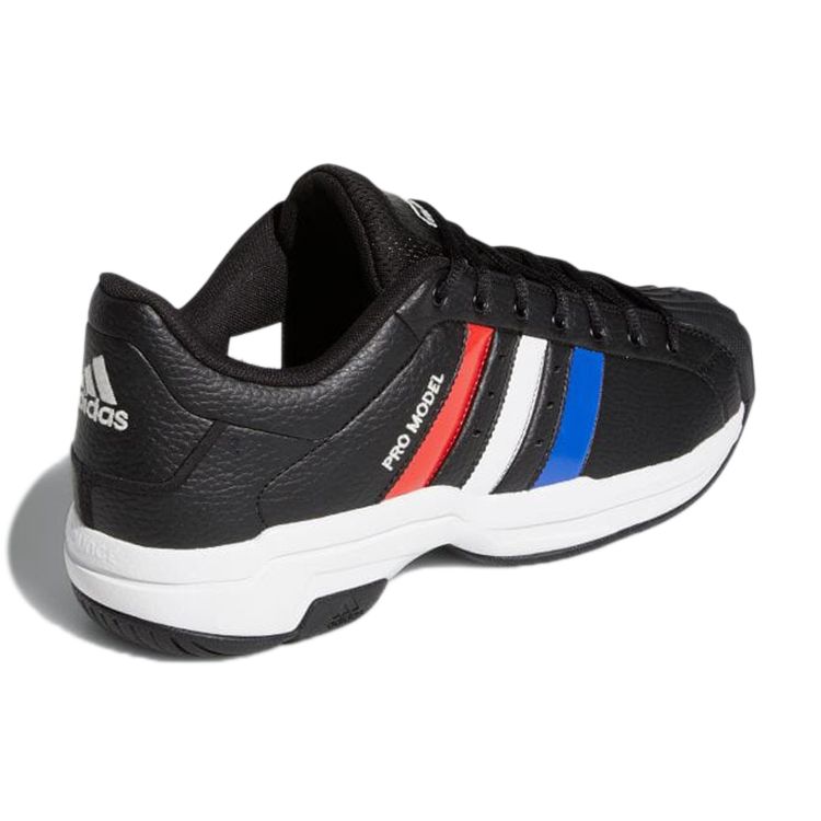 Adidas Pro Model 2G Low Černá Bílá Pánské Tenisky Core-Black Vivid-Red Bold-Blue H68155