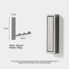 1Pc Foldable Wall Hanging Coat Hook with Screws,Minimalist Style Bathroom Bedroom Furniture Handle Cabinet Wardrobe Hardware
