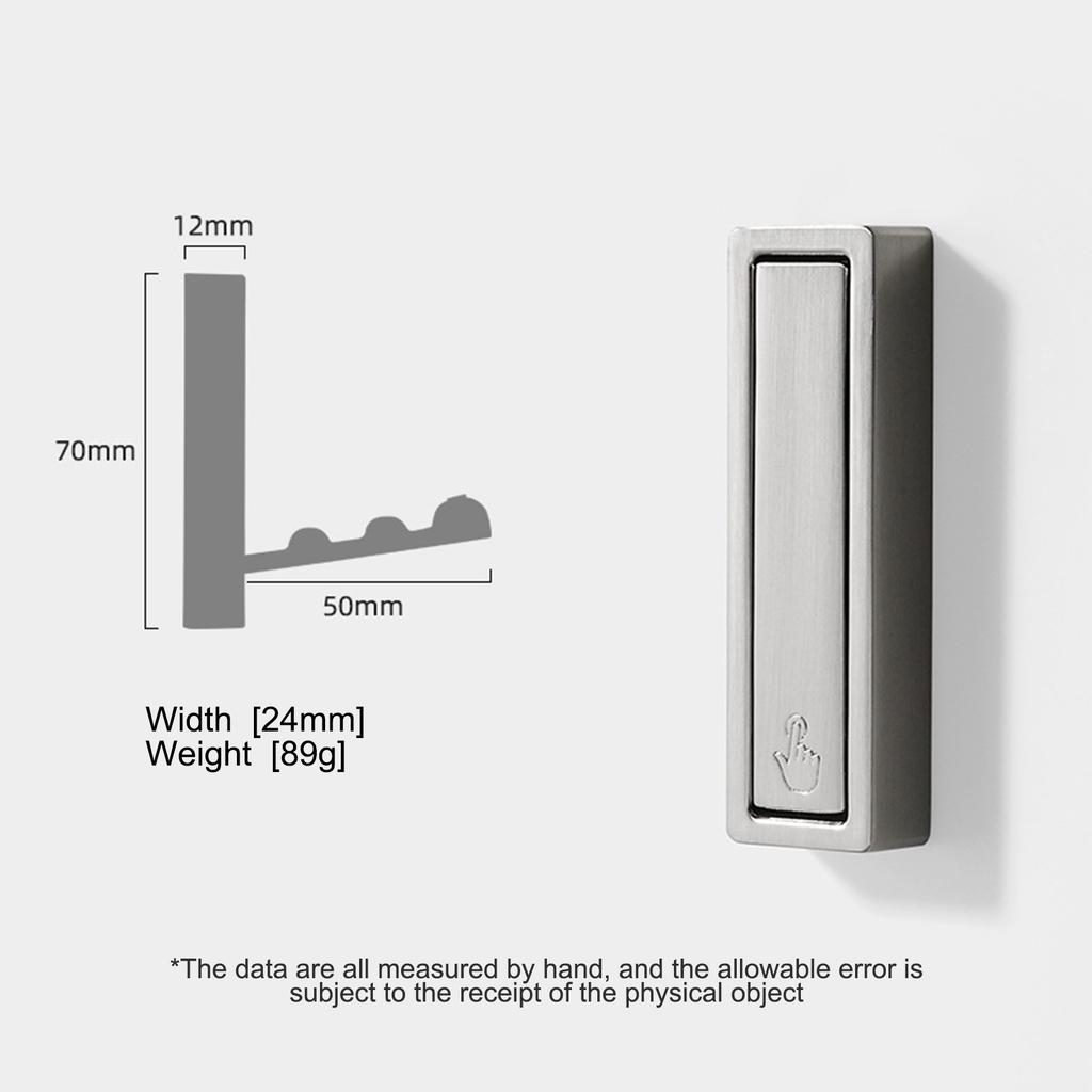 1Pc Foldable Wall Hanging Coat Hook with Screws,Minimalist Style Bathroom Bedroom Furniture Handle Cabinet Wardrobe Hardware