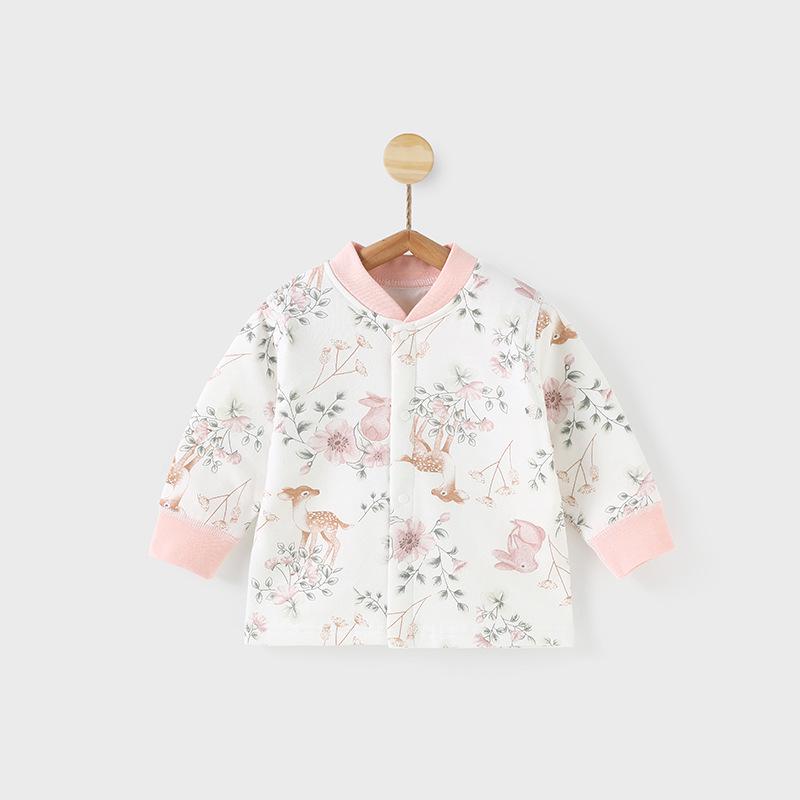 Unisex Baby Cotton Coat: Thin Padded Winter Jacket, Warm Lined Cardigan for Toddlers, 40g