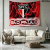 Sao Paulo FC Wall Tapestry Aesthetic Wall Hanging Printed Fabric Blanket Decorative Tapestries for Bedroom Living Room Home Decor