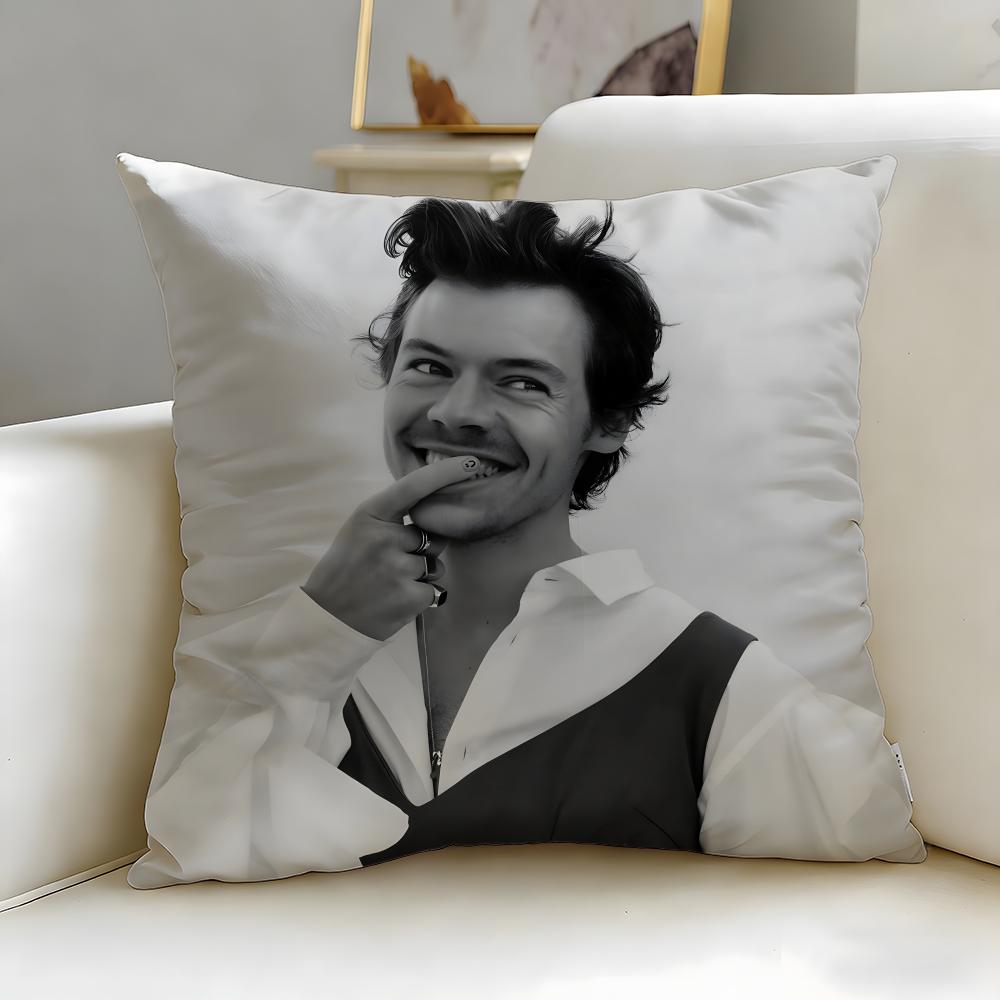 Federa Cuscino Artista Musicale Harry Styles Morbida e Facile da Lavare – Versatile Per Divano, Letto, Viaggio E Ufficio