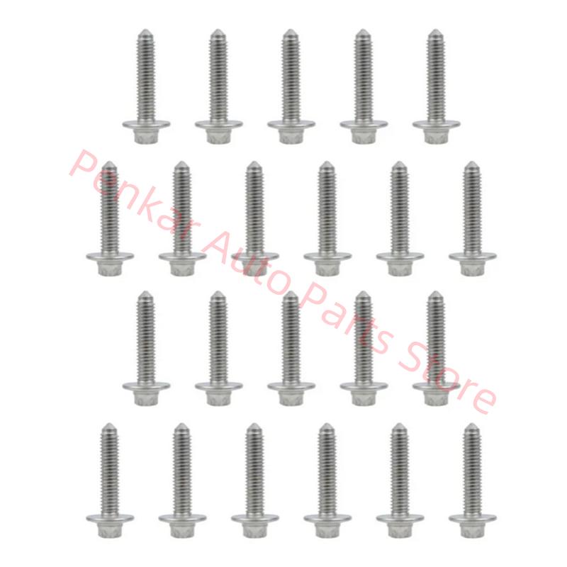 

11137603833 Oil Pan Screw Kit For BMW F20 F21 F22 F23 F30 F31 F35 F35 F32 F33 F36 F07 F10 F11 F18 E84 F25 F26 F15 F16 Z4 E89 N20 1 SET(22PCS)
