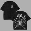 Kurapika Hunter X Hunter Graphic T-shirt Men's Clothing Anime Short Sleeve Tee Tops Hip Hop Washed Cotton T Shirt