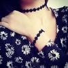Punk Lace Embroidered Women Bracelet Choker Necklace Gothic Jewelry Set Gift