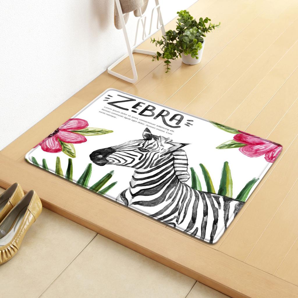 Creative Home Door Mat Water Absorbent Non-Slip Mat Living Room Kitchen Floor Mat Bedroom Carpet