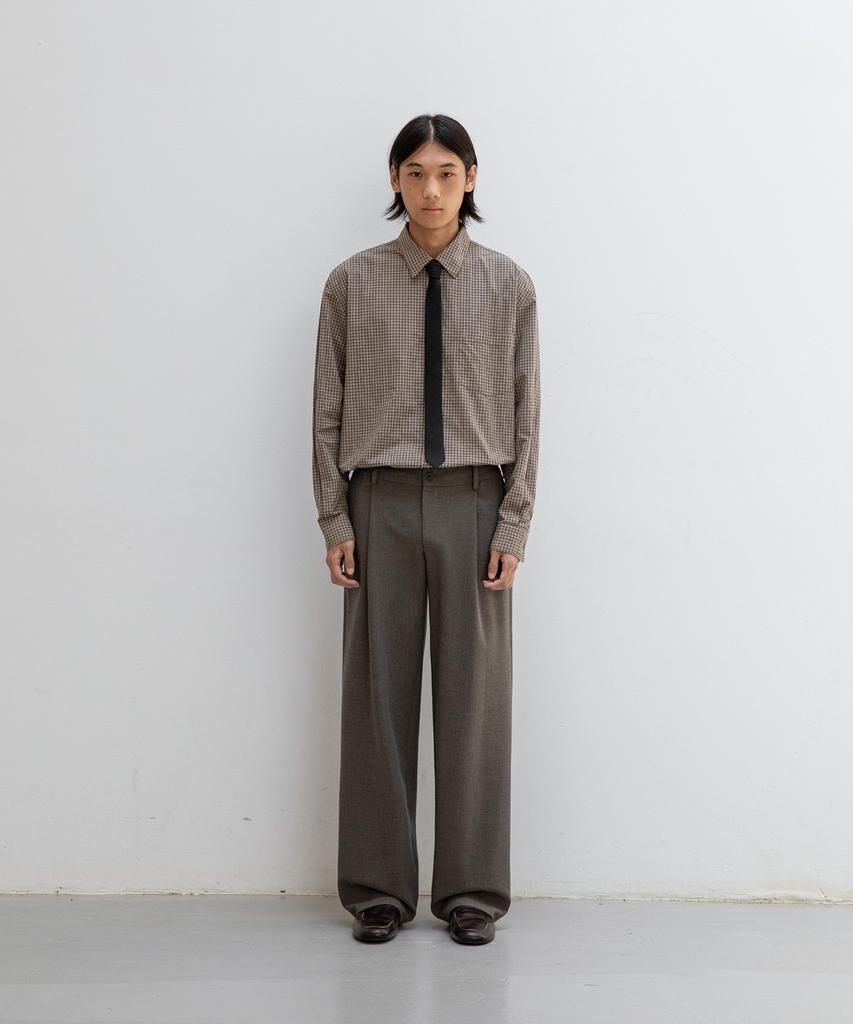 ANOTHER OFFICE Habana Banded Slacks (Khaki Brown)