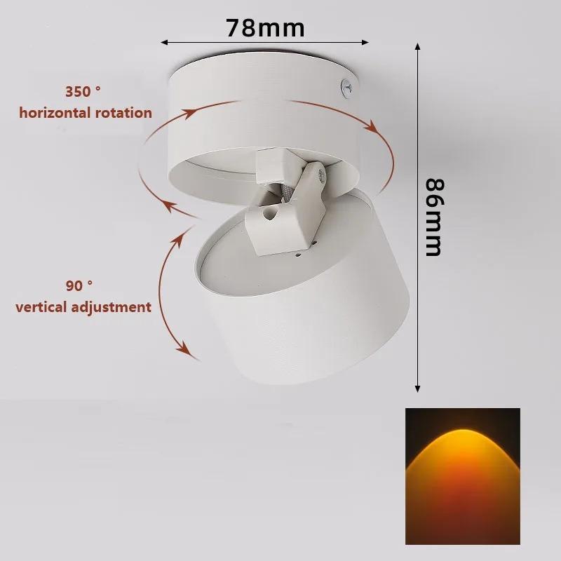 Modest Ceiling Lamps Surface/Embedded Ceiling Spot Lighting Dimmable Ceiling Lamps Room Round Bedroom Home and Decoration