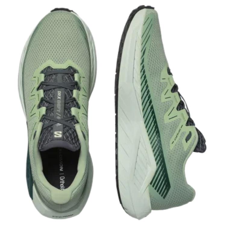 Salomon Drx Defy Grvl Comfortable Simple Non-Slip Wear-Resistant Low-Top Casual Running Shoes Men sneaker Green L47563900