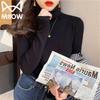 MiiOW Women's Slim-Fit Turtleneck Long-Sleeve Knit Sweater