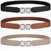 Multiuse Simple Elastic Waist Belt For Women Metal Hook Buckle Waistband For Everyday Wear Casual Outfit All Matching