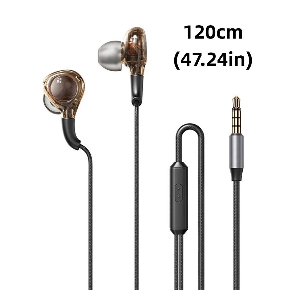 3.5mm Wired Headset Heavy Bass Stereo Earphones Music Earphones Type C Earphones  Mobile Phone