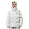FILA Fusion Solid Color Loose Warm Hooded Down Jacket Women outerwear White T11W346904F-WT