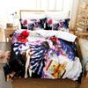 3D Anime Game Touhou Project Beding Set Print Bed Linen Set With Pilowcase Bed Soft Duvet Cover Soft Single Double Quen Super King-Sized Dimensionsd