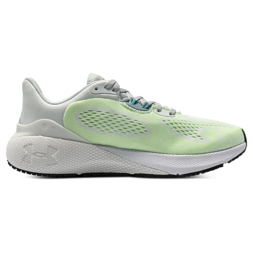 Under Armour HOVR Machina 3 Comfortable Fabric Low-Top Casual Running Shoes Women Sneaker Gray Green 3026263-100