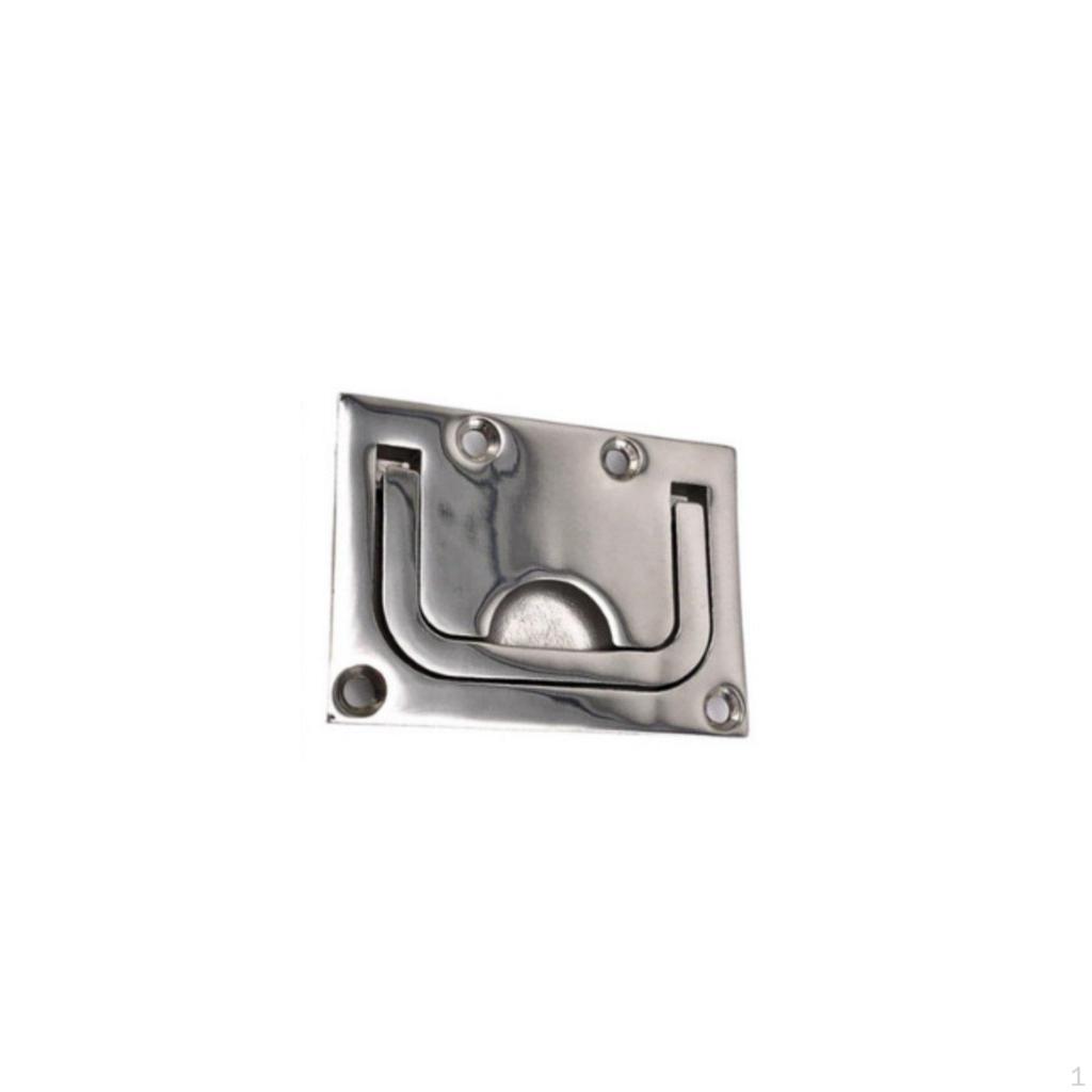 Marine Compartment Door Pull Handle Stainless Steel Loop Mirror Polished Deck