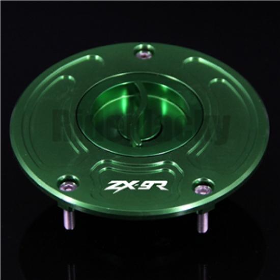 CNC Aluminum Keyless Motorcycle Accessories Fuel Gas Tank Cap Cover For Kawasaki ZX-9R ZX9R ZX9 R 2000-2003 2001