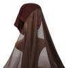 Newest Underscarf Instant Chiffon Hijab Jersey Bonnet Headscarf Long Shawl Scarf Women 1PC Retail