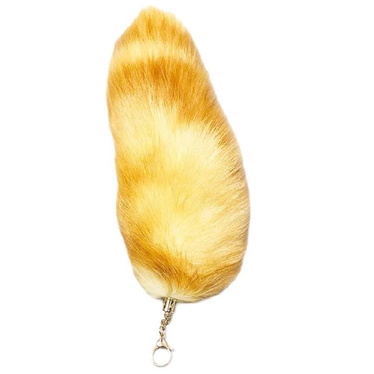 Plush Tail Charm Key Holder Keyring Pendant Decorations Purse Bag Charm